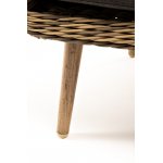 "Прованс" кресло из искусственного ротанга, цвет соломенный