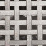 "Тито" журнальный столик из искусственного ротанга, цвет серый