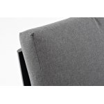 "Париж" модуль диванный алюминиевый центральный, цвет серый