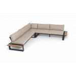 "Тулон" угловой модульный диван, каркас из алюминия