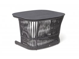 "Лугано" журнальный стол 76х76 H55 см из HPL, цвет "серый гранит" "Лугано" журнальный стол 76х76 H55 см из HPL, цвет "серый гранит"