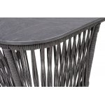 "Лугано" журнальный стол 76х76 H55 см из HPL, цвет "серый гранит"