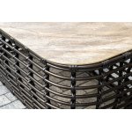 "Ницца" лаунж-зона из искусственного ротанга, цвет бронзовый "Ницца" лаунж-зона из искусственного ротанга, цвет бронзовый