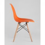 Стул Eames Style DSW оранжевый (разборный каркас)