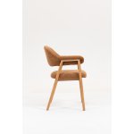 Стул обеденный Tavu с деревянными ножками терракотовый 2 шт.