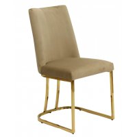 Стул обеденный Пресли DX-2055-1, 42х44х92, бежевый, золото