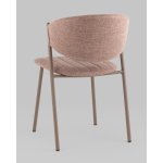 Стул Харпер ткань рогожка капучино каркас бежево-серый матовый