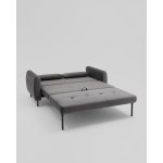 Диван-кровать прямой Барнаби велюр серый