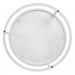 Набор кофейных столиков Tango бежевый мрамор с белыми ножками, 2шт