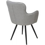 Стул ALTAIR 360 град. поворот. NS10 серый, букле / черный каркас, М-City