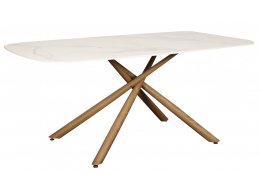 Стол обеденный Неаполь160 TW-1162-T-1,160x90x76 см, белый мрамор Стол обеденный Неаполь160 TW-1162-T-1,160x90x76 см, белый мрамор
