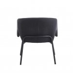 Кресло лаунж Afrida рогожка тёмно-синий горчичный