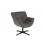 Кресло Konfele темно-серый шенилл Кресло Konfele темно-серый шенилл