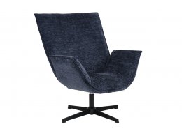 Кресло Hyfel темно-синий шенилл