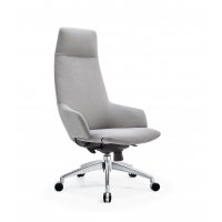 Кресло руководителя TopChairs Bow в ткани серый Кресло руководителя TopChairs Bow в ткани серый