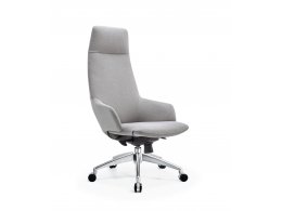 Кресло руководителя TopChairs Bow в ткани серый Кресло руководителя TopChairs Bow в ткани серый