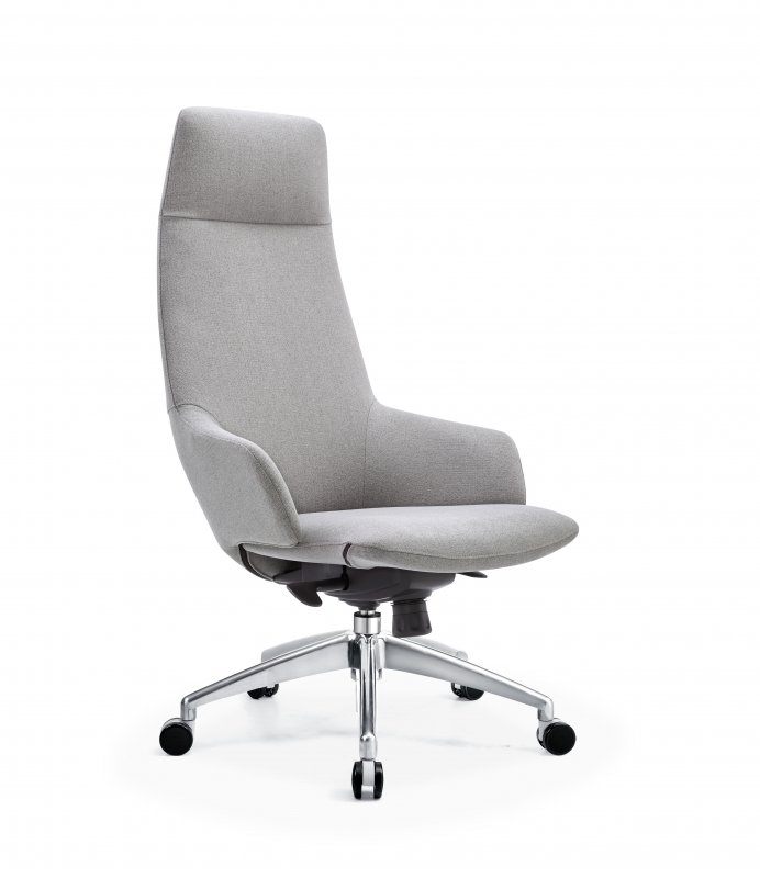 Кресло руководителя TopChairs Bow в ткани серый