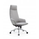 Кресло руководителя TopChairs Bow в ткани серый