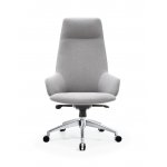 Кресло руководителя TopChairs Bow в ткани серый