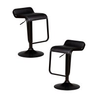 Набор 2 шт Стул барный DOBRIN CRACK BLACK, черный