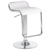 Стул барный DOBRIN CRACK, белый
