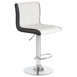 Набор 2 шт Стул барный DOBRIN CANDY, бело-чёрный