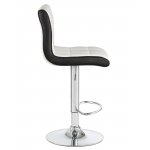 Набор 2 шт Стул барный DOBRIN CANDY, бело-чёрный