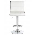 Набор 2 шт Стул барный DOBRIN CANDY, бело-чёрный