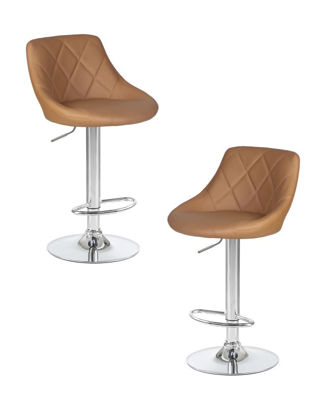 Набор 2 шт Стул барный DOBRIN LOGAN, мокко