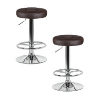 Набор 2 шт Табурет барный DOBRIN BRUNO, коричневый