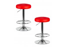 Набор 2 шт Табурет барный DOBRIN BRUNO, красный