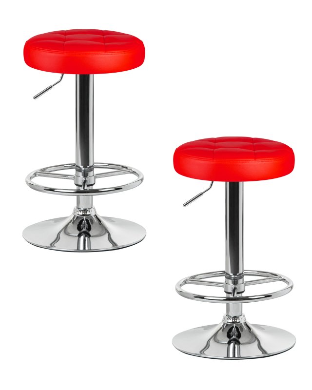 Набор 2 шт Табурет барный DOBRIN BRUNO, красный