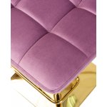 Стул барный DOBRIN GOLDIE, пудрово-сиреневый велюр (MJ9-52)