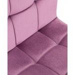 Стул барный DOBRIN GOLDIE, пудрово-сиреневый велюр (MJ9-52)