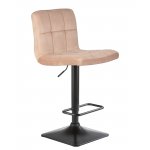 Стул барный DOBRIN DOMINIC, мокко велюр (MJ9-9) Стул барный DOBRIN DOMINIC, мокко велюр (MJ9-9)