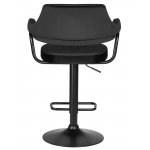 Набор 2 шт Стул барный DOBRIN CHARLY BLACK, черный велюр (MJ9-101)