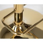 Стул барный DOBRIN CHARLY GOLD, черный велюр (MJ9-101)