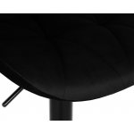 Стул барный DOBRIN BARNY BLACK, черный велюр (MJ9-101)