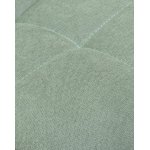 Стул обеденный DOBRIN ALEX SQUARE, белые ножки, мята ткань (UF860-11B)