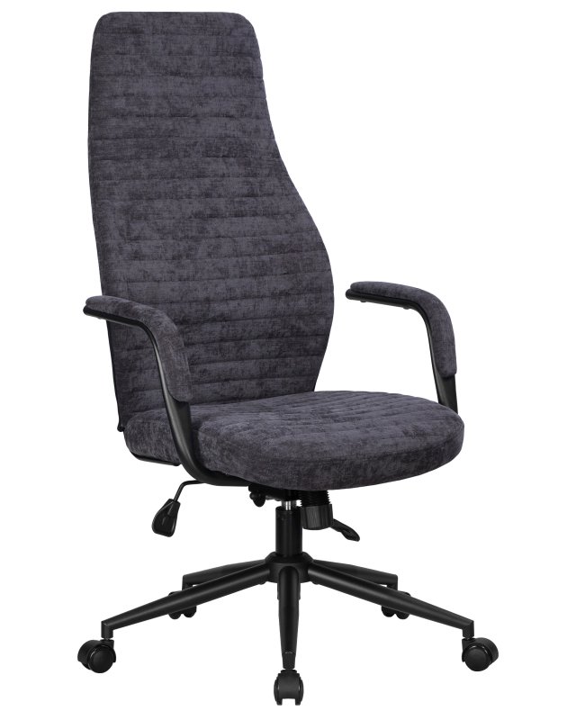 Офисное кресло для руководителей DOBRIN LOKI, антрацит (VRH230-01)