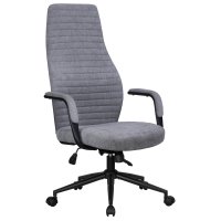 Офисное кресло для руководителей DOBRIN LOKI, серый (VRH230-03)