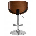 Набор 2 шт Стул барный DOBRIN KARTER, коричневое дерево, чёрный Набор 2 шт Стул барный DOBRIN KARTER, коричневое дерево, чёрный