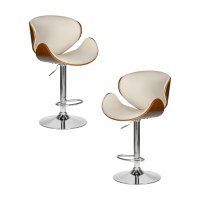 Набор 2 шт Стул барный DOBRIN JACK, цвет кремовый 502-A-4