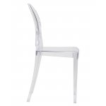 Стул обеденный DOBRIN VICTORIA GHOST, цвет прозрачный