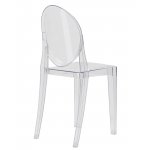 Стул обеденный DOBRIN VICTORIA GHOST, цвет прозрачный