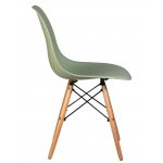 Набор 4 шт Стул обеденный DOBRIN DSW, ножки светлый бук, цвет мятный (NX-G-09)