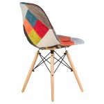 Набор 4 шт Стул обеденный DOBRIN DSW, ножки светлый бук, цвет мозаика