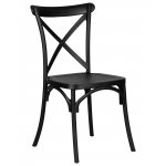 Набор 2 шт Стул обеденный DOBRIN ZILAN, цвет чёрный (B-03)