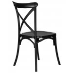 Набор 2 шт Стул обеденный DOBRIN ZILAN, цвет чёрный (B-03)