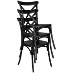 Набор 2 шт Стул обеденный DOBRIN ZILAN, цвет чёрный (B-03)